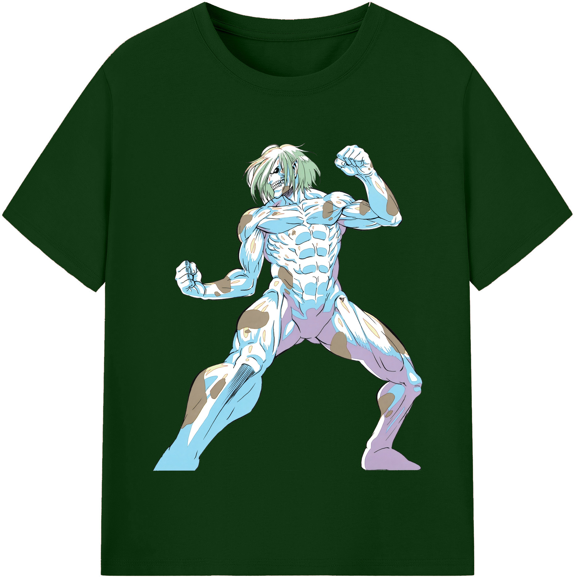 （画像用） 進撃の巨人 Attack on Titan 綿100％半袖Tシャツ（フロントプリント）